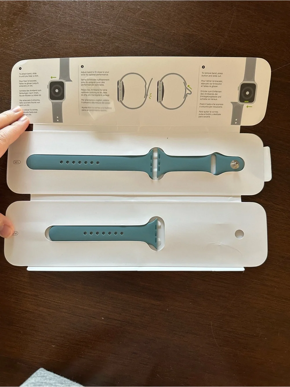 Silicone Replacement Watch Band - Teal
